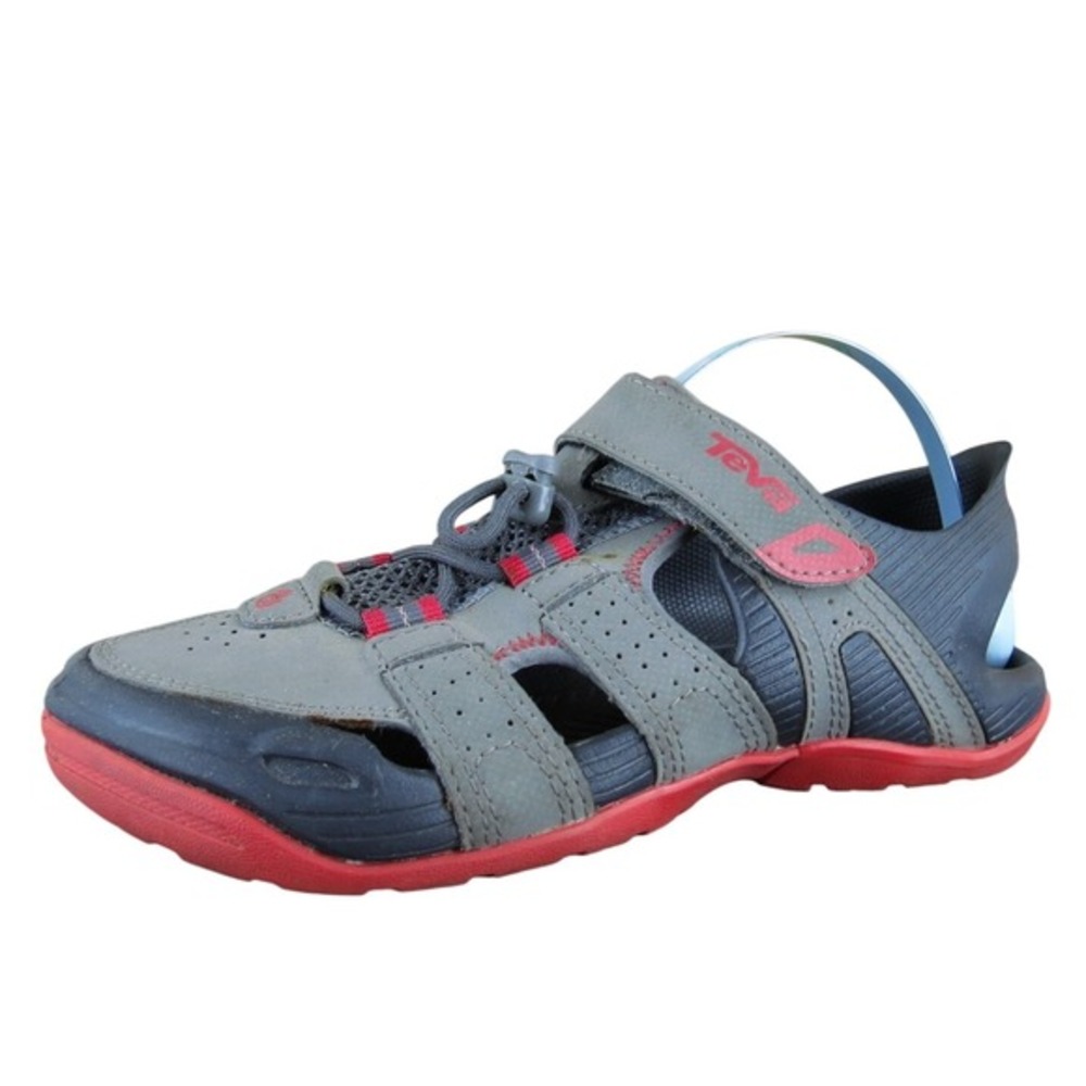 Teva Sandals  Boys Y 2 Medium Sandal Gray Synthetic Hook & Loop‎